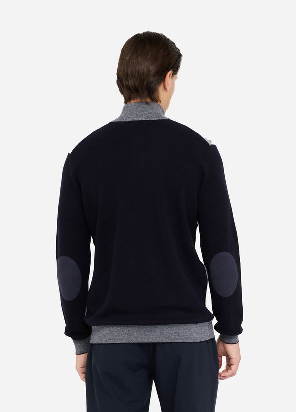 Maglia in lana con zip