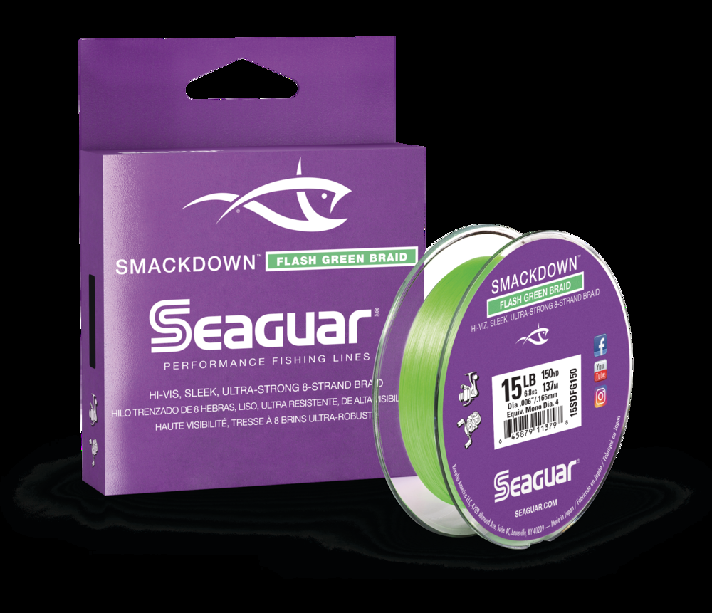 Seaguar Smackdown Braided Fishing Line, Green