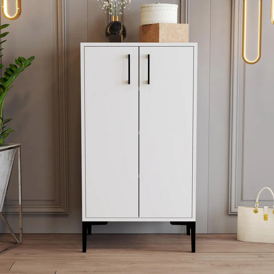 Prag Schoenenkast - 100% MELAMINE - Wit