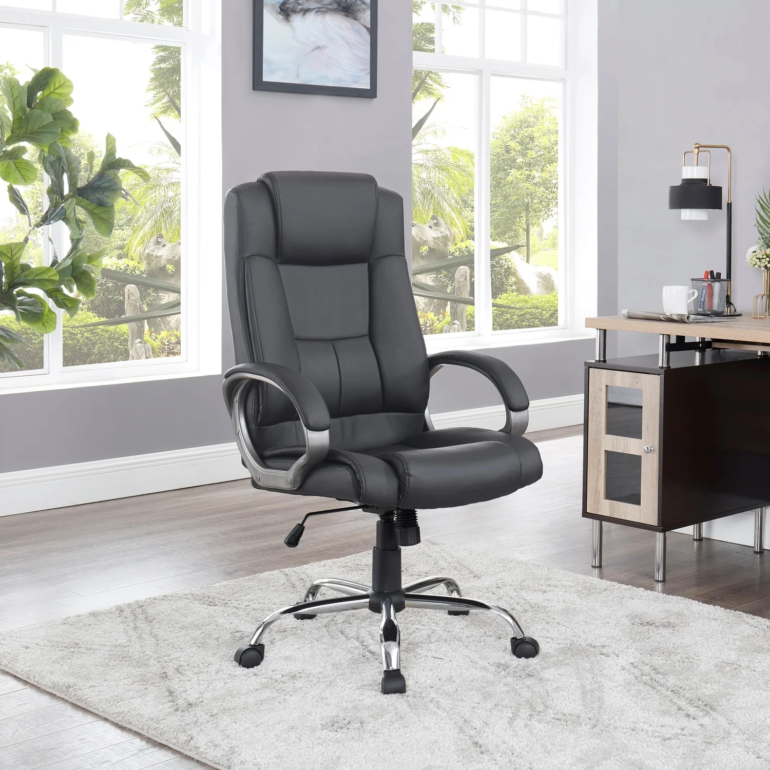 Ergonomic Breathable Mesh Office Chair – Adjustable Design with Lumbar Support and Enhanced Mobility with 360° Swivel Wheels