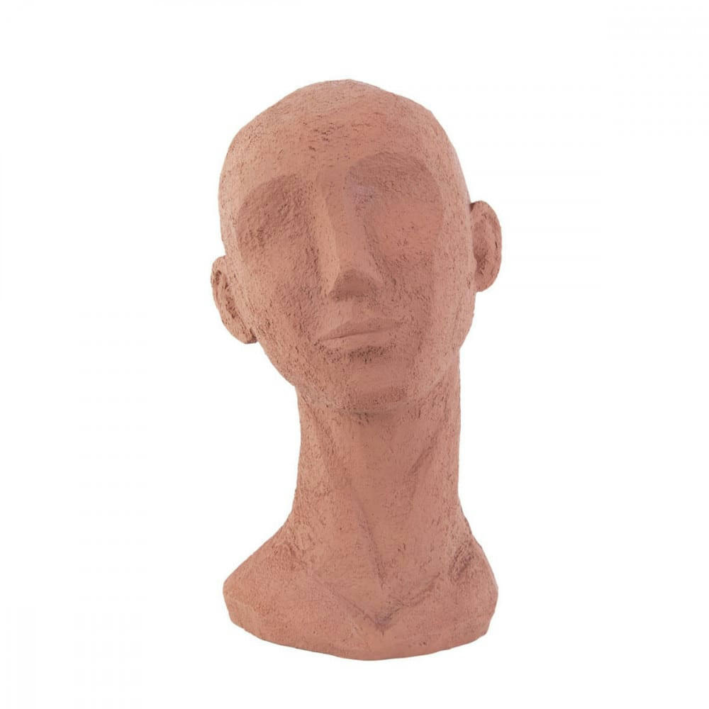 FACE ART - Statue en polyrésine terracotta H 28,4cm
