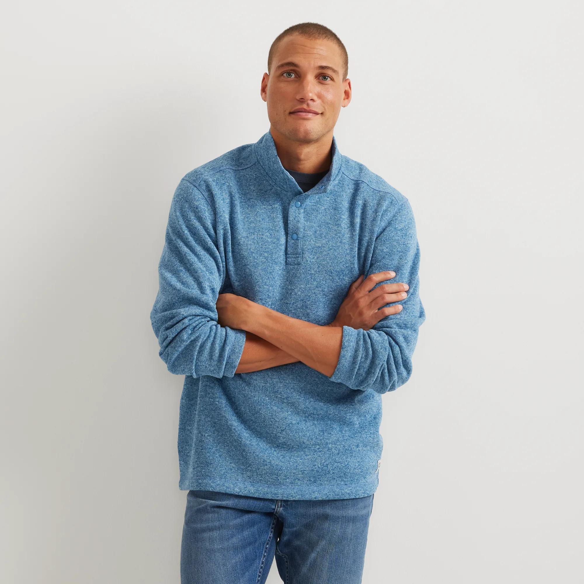 Men's Radiator Fleece 2.0 Snap Mock Pullover