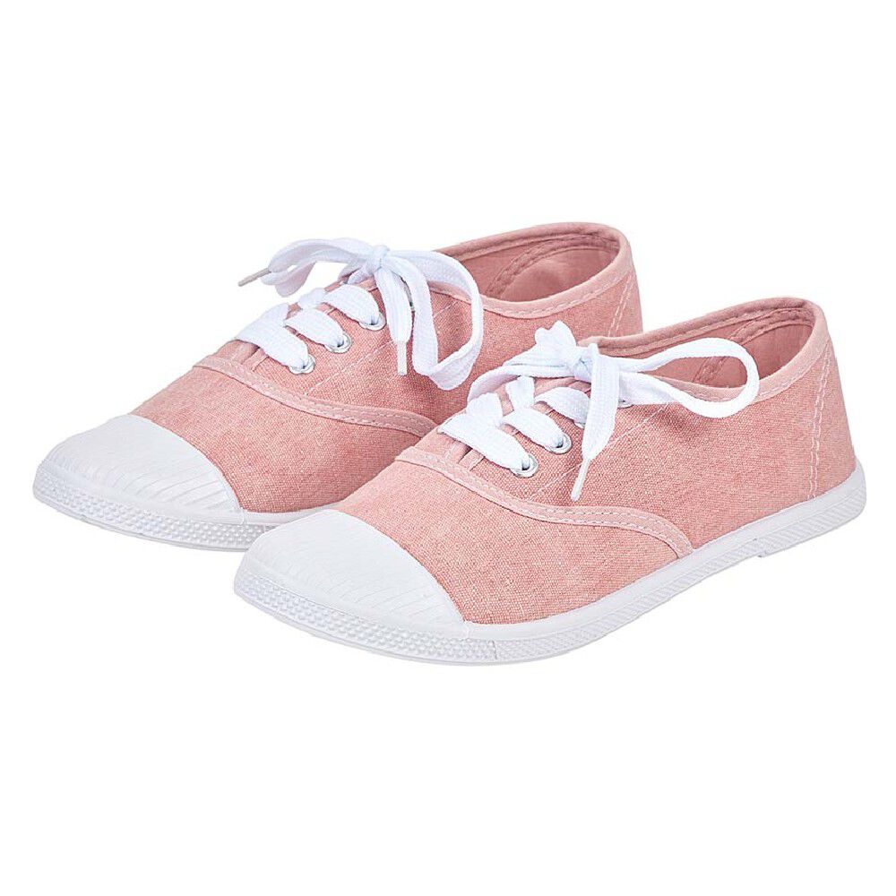 Chaussure en toile coton rose T38