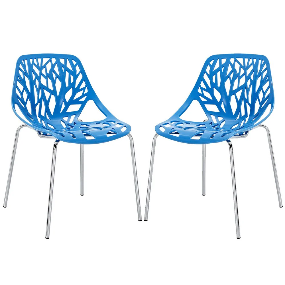 Stencil Blue Dining Chair (Set of 2)