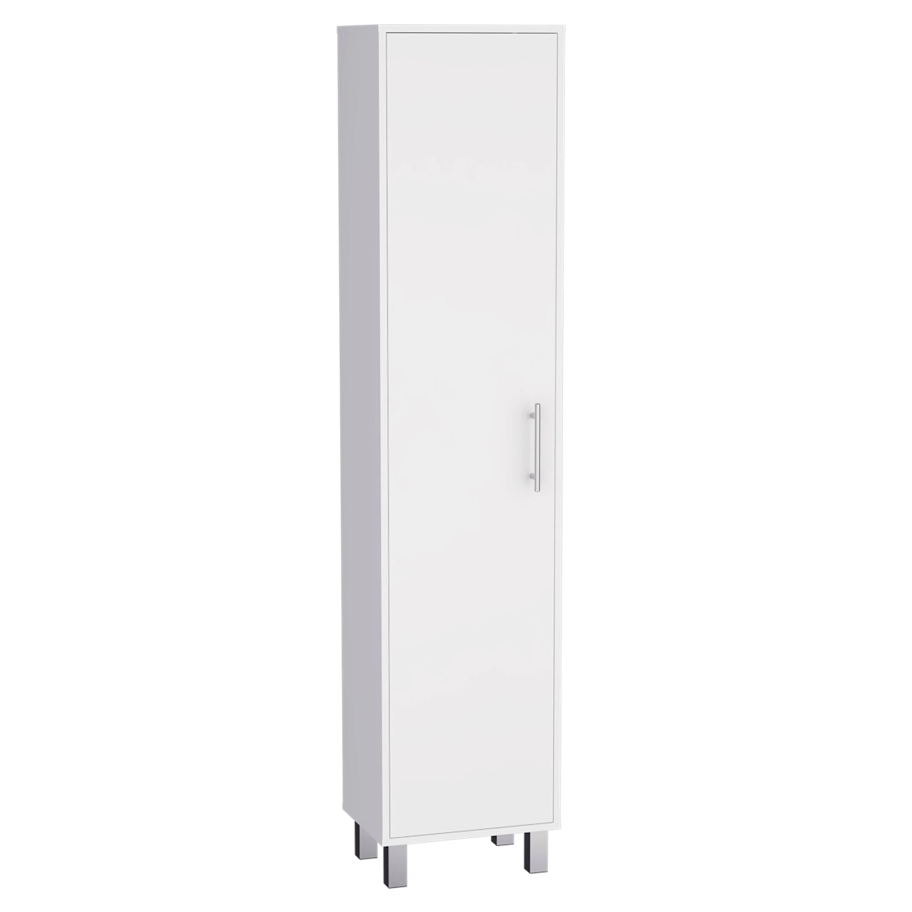 Laska 71 Tall 5-Shelves Storage Cabinet Broom Closet - N/A