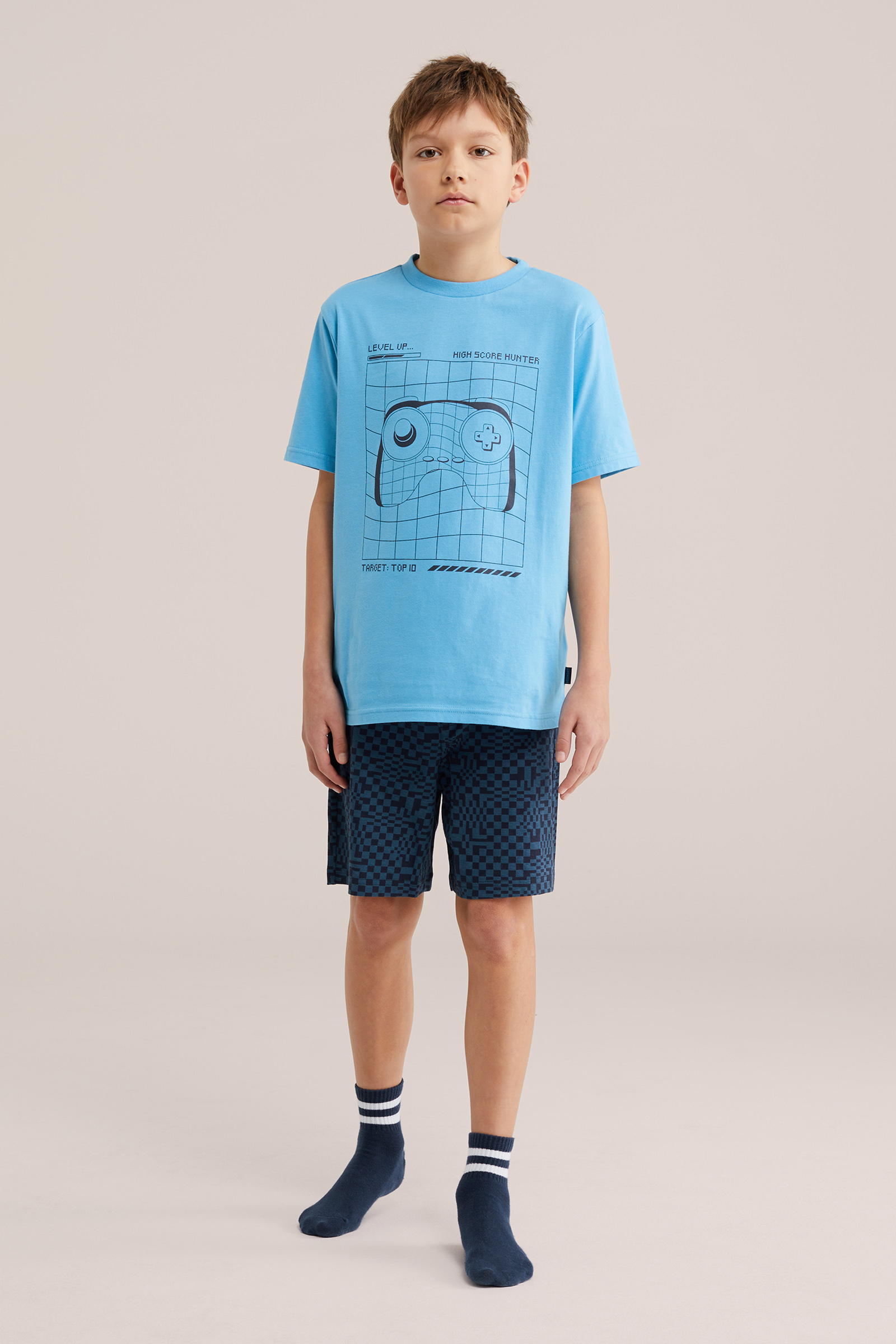 Jongens pyjama met print