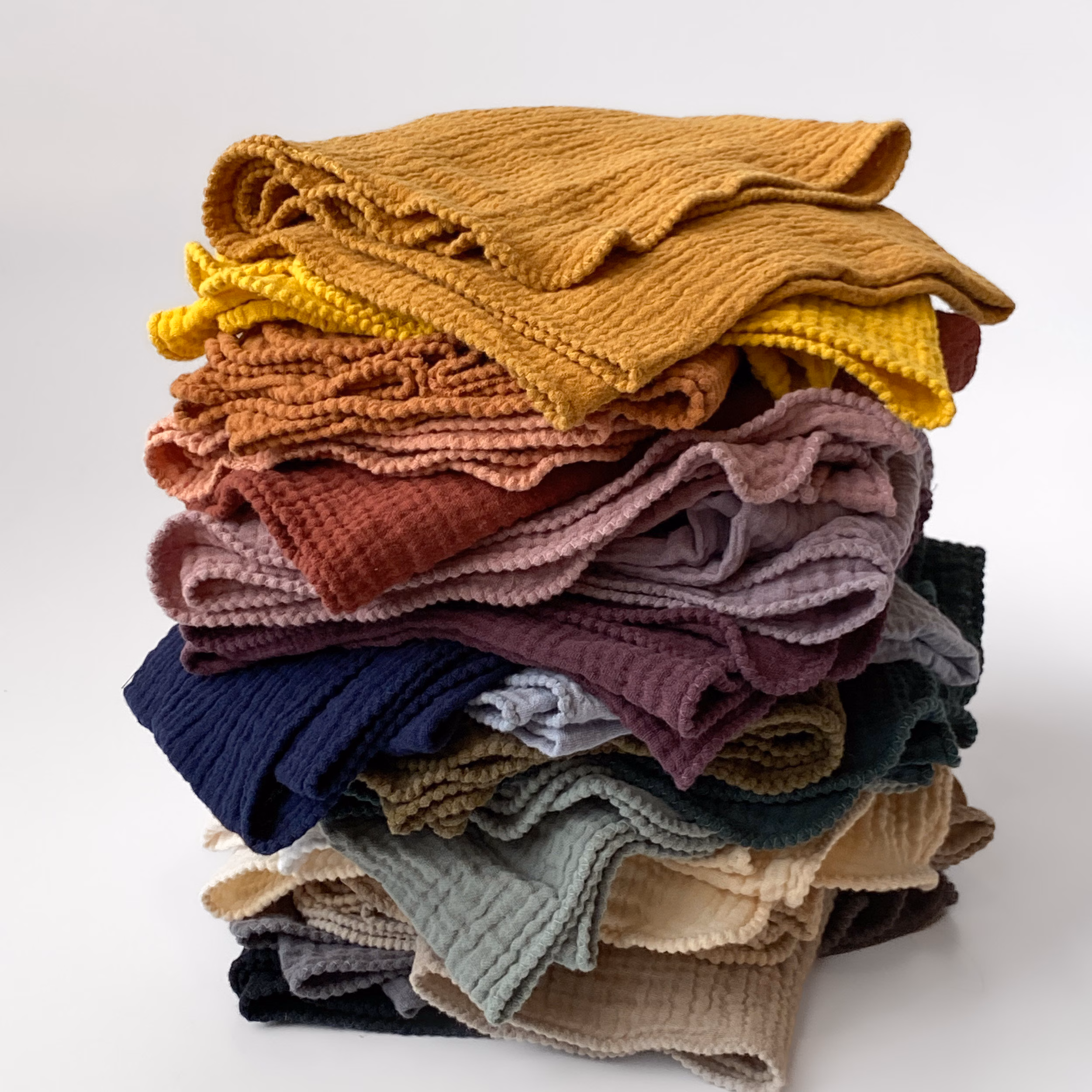 LIGHTWEIGHT Gauze Towel - 100% Cotton 2 Ply Muslin, Many Sizes + Colors, Very Thin And Fast Drying, Eco Friendly