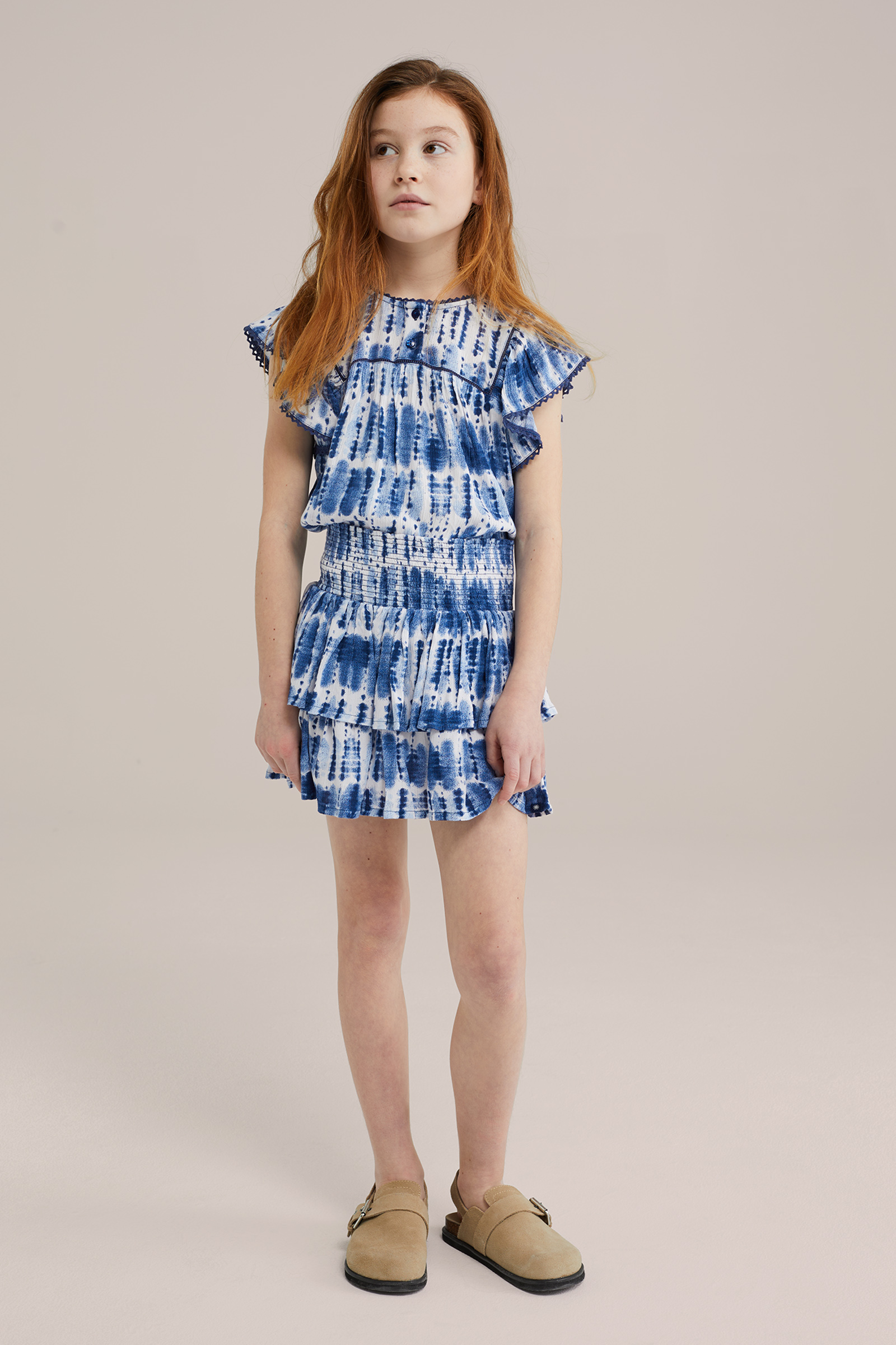 Meisjes blouse met print