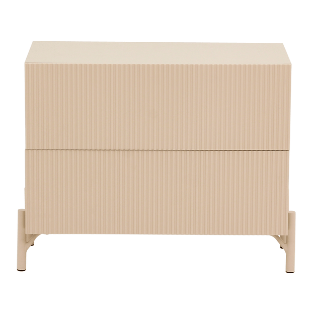 MESA DE CABECEIRA 2 GAVETAS RIBS