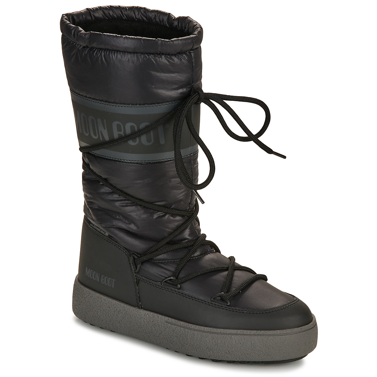 Moon Boot - MB LTRACK HIGH NYLON WP - Black