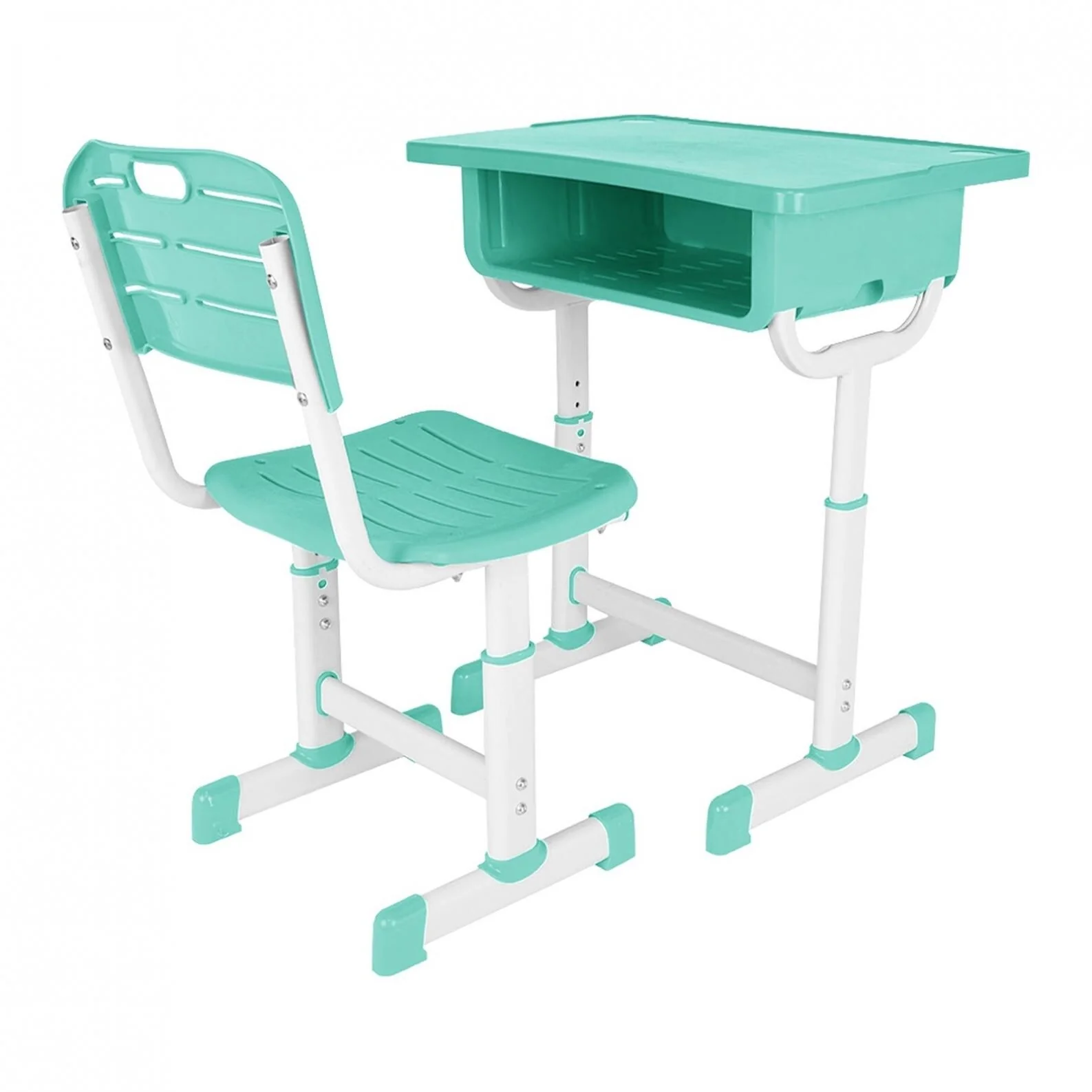 Kids Desk And Chair Set Height Adjustable Ergonomic Study School Writing Desk