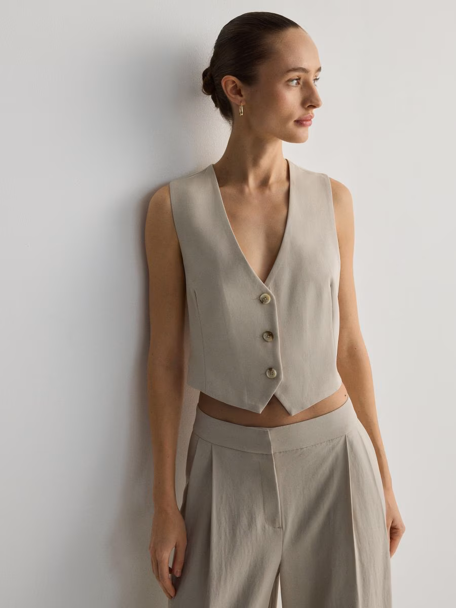 Viscoze Rich Suit Vest