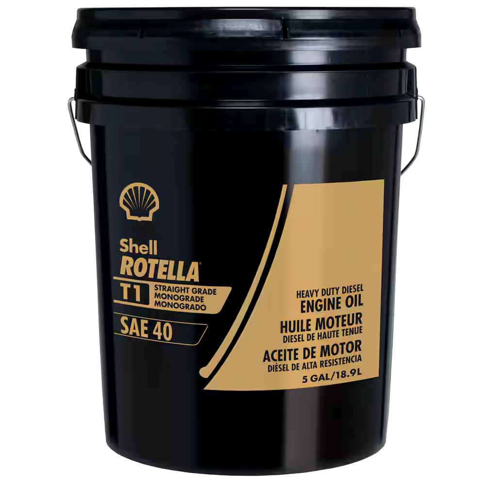 Rotella Shell Rotella Straight Grade Heavy Duty Diesel Engine Oil SAE 40, 18.9-L