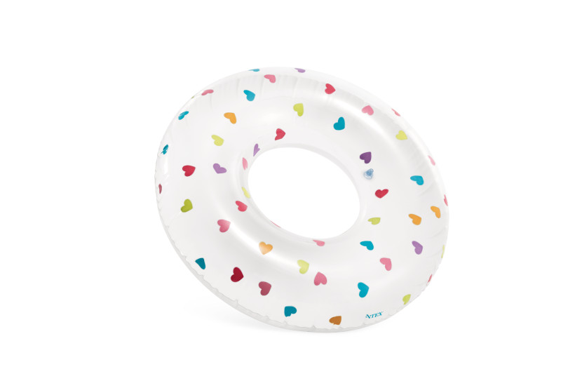 Koło dmuchane do pływania o średnicy 81 cm INTEX 59259 serca