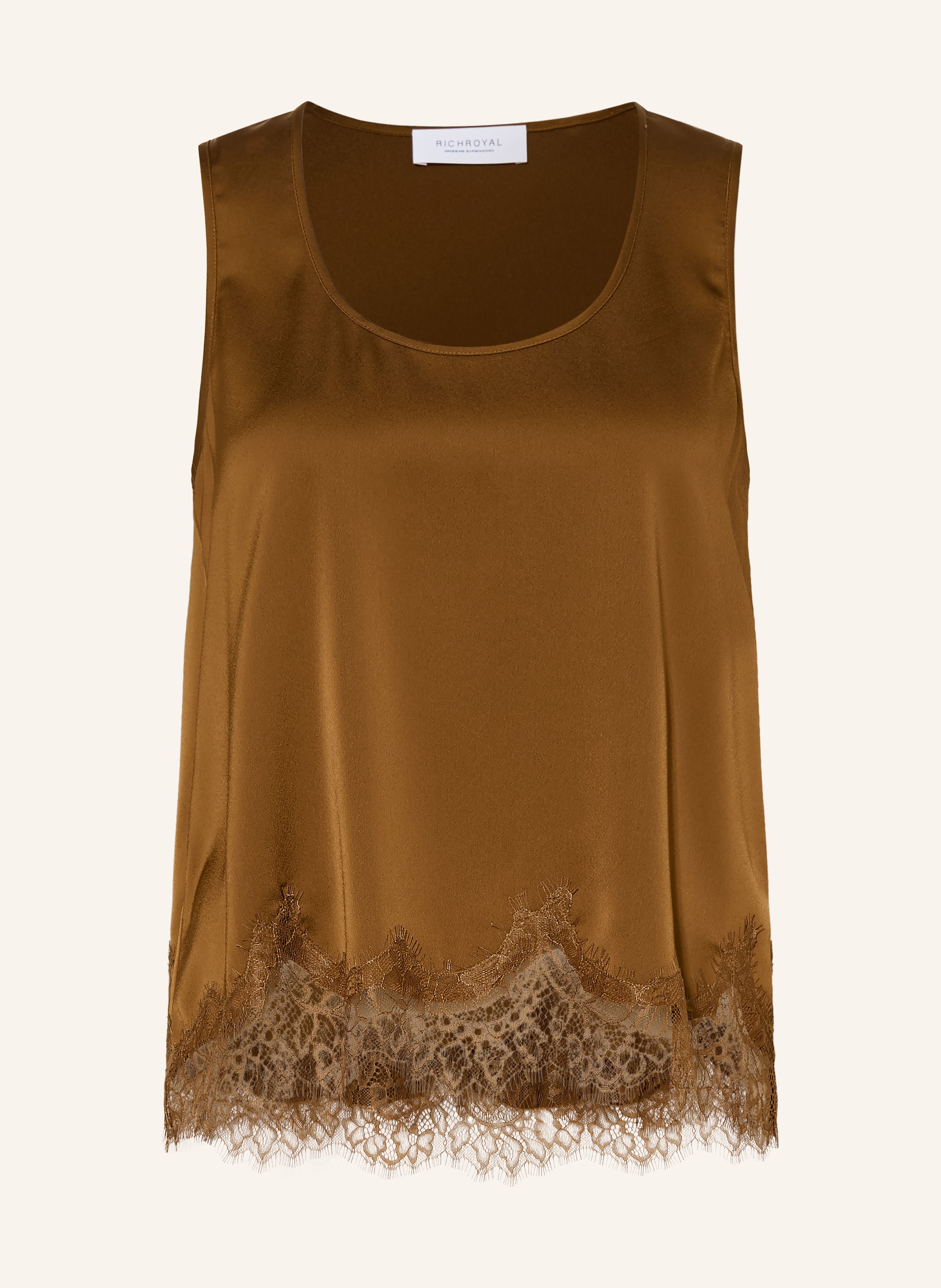 Rich & Royal Satintop mit Spitze