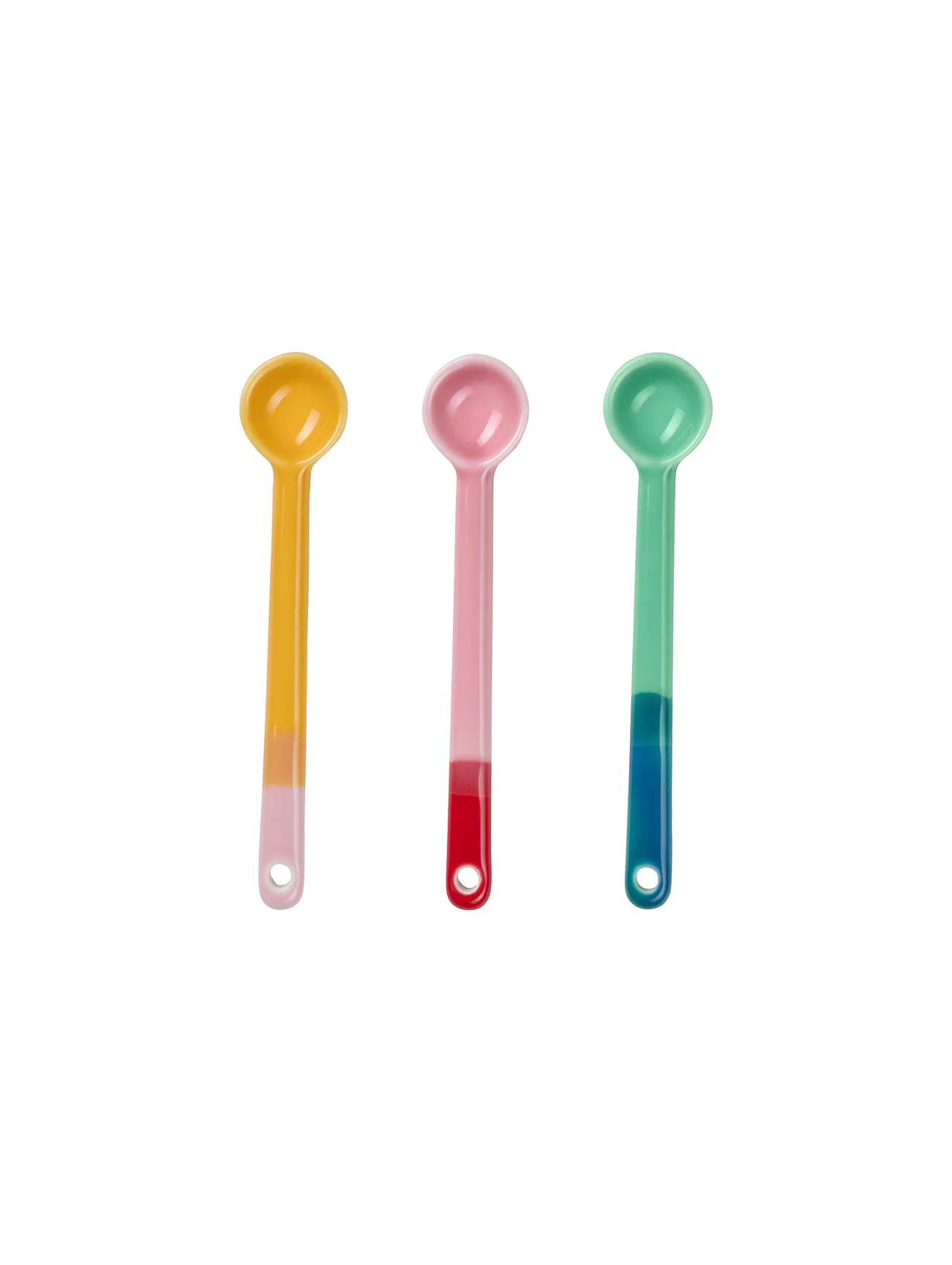 3er set löffel, smoothie colors