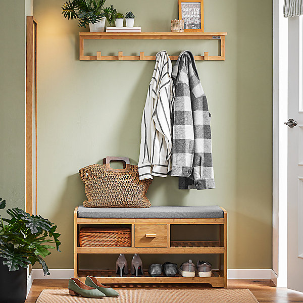 Etagère à Chaussures Banc à Chaussures avec Tiroir, FSR75-N , SoBuy
