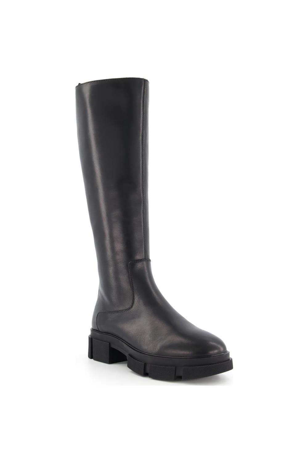 Dune London Tapioca' Leather Knee High Boots