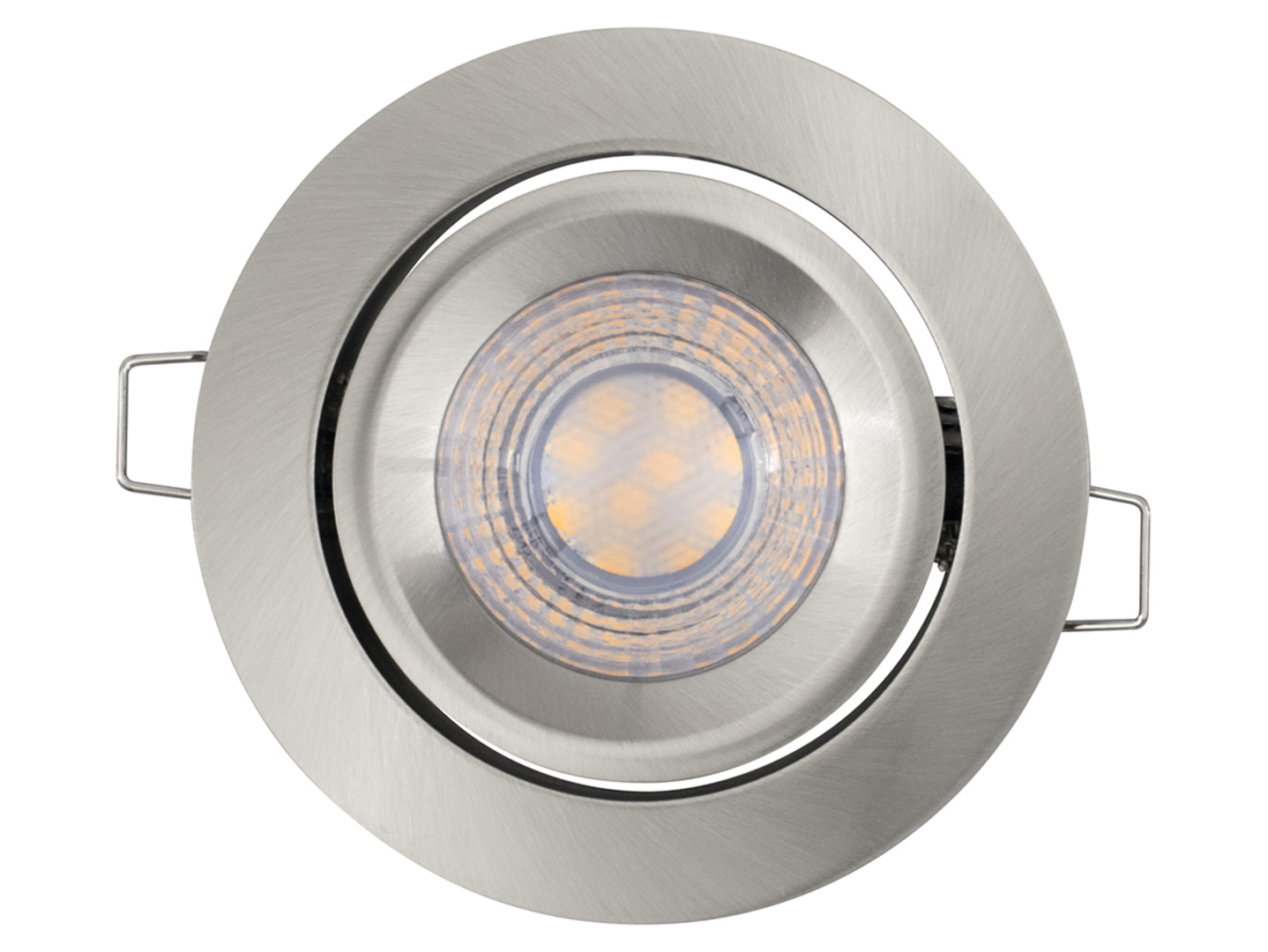 Komplet 3 oczek Spotlight LED aluminiowe 9 cm szare