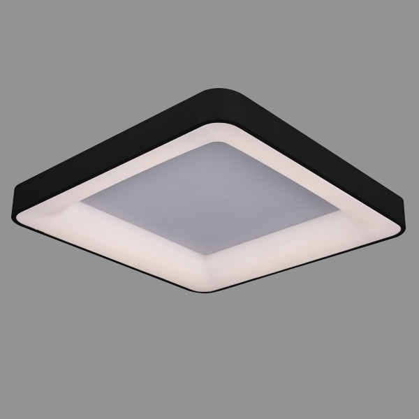 Plafon Giacinto kwadratowy czarny LED 50W 4000K 2750lm IP20 Italux
