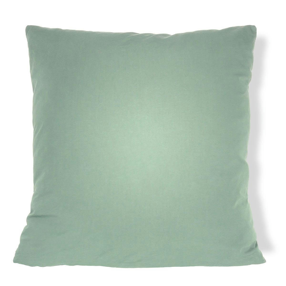 NINON - Taie d'oreiller percale lavée Vert