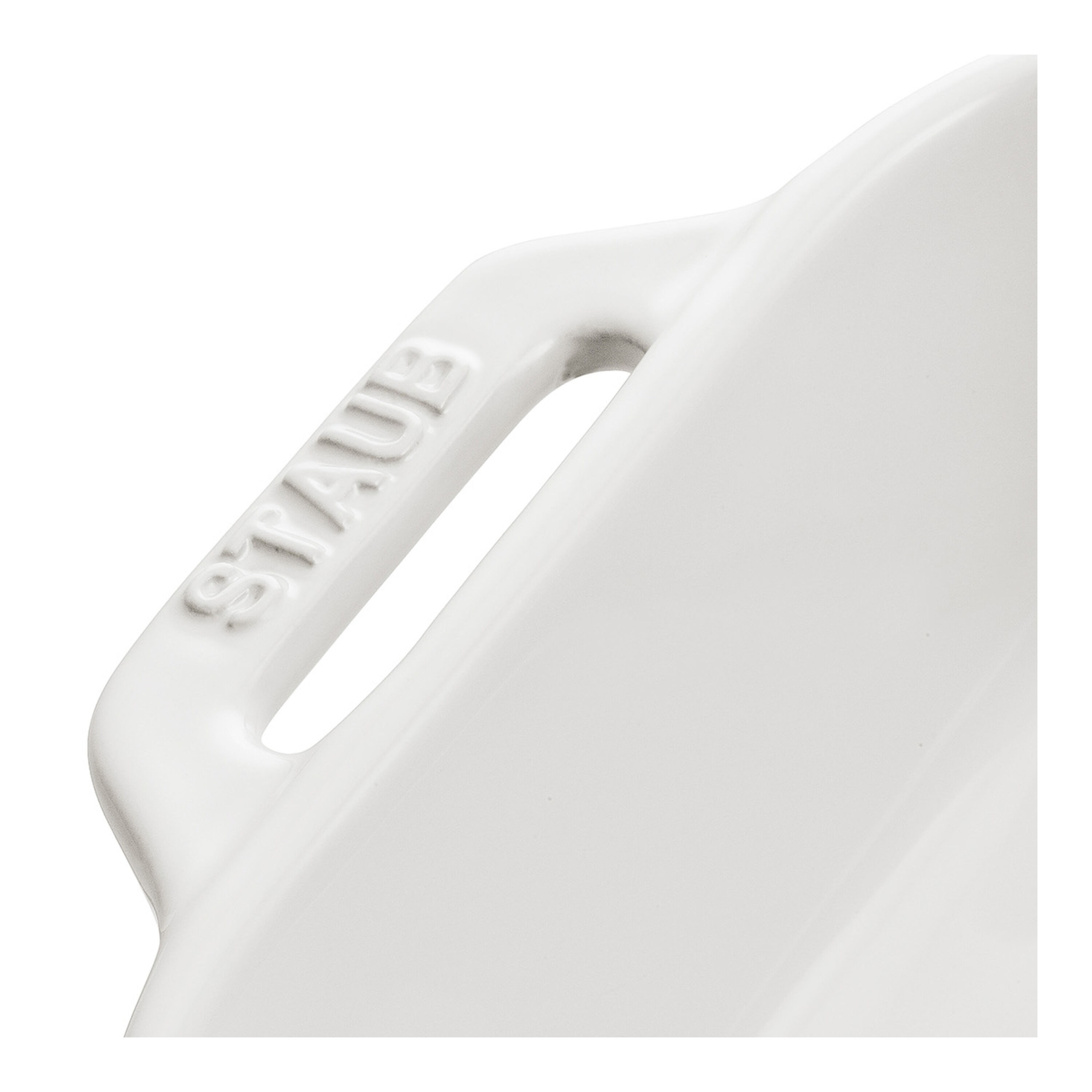 27 x 20 cm rectangular ceramic Oven dish white