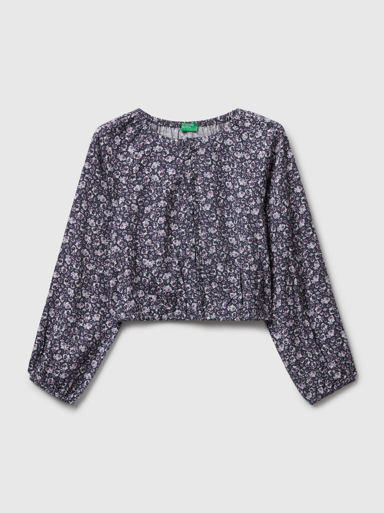 Flowy flowery blouse