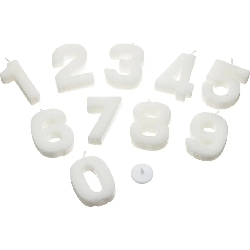 Geburtstagskerzen 10er-Set Ziffer