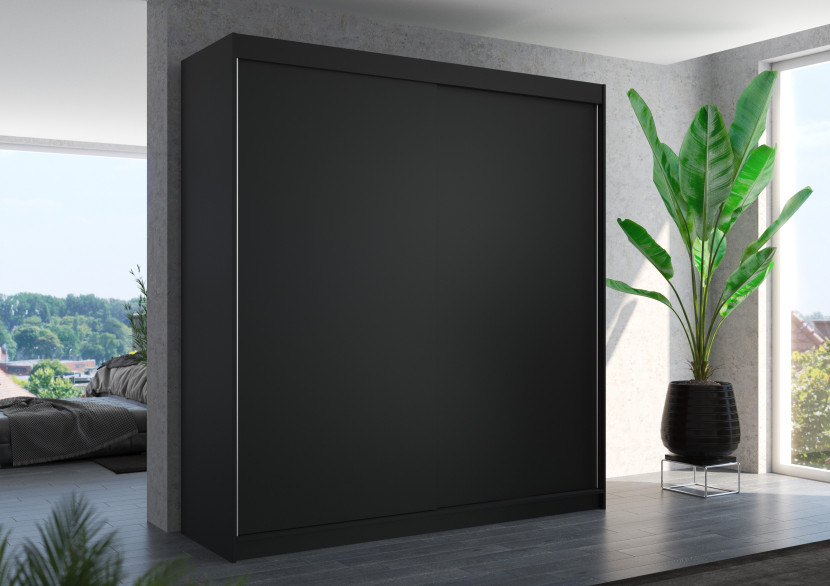 Szafa przesuwna TERECIA 200 Black