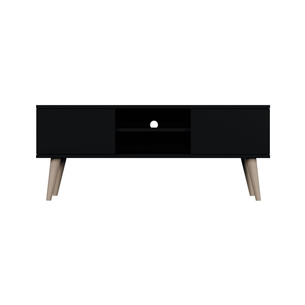 - Meuble tv 120 cm noir