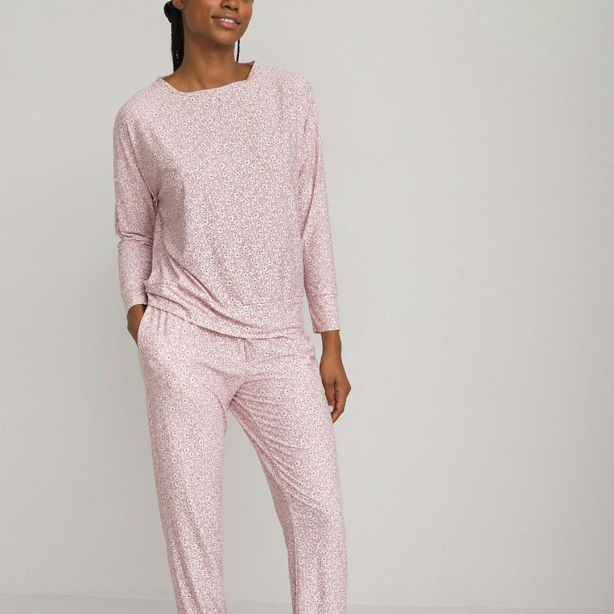 Pyjama en maille imprimée