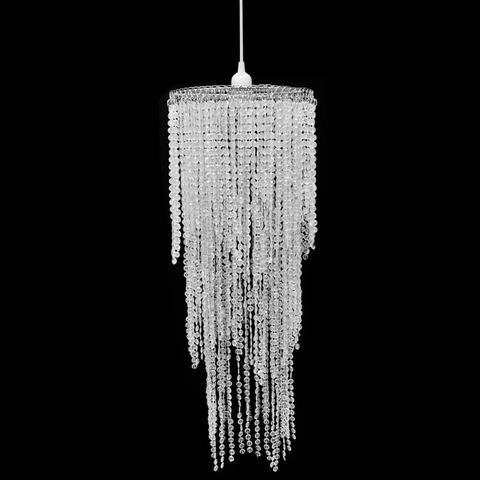 vidaXL - Plafondlamp - Transparent - Staal - 26 x 70 cm
