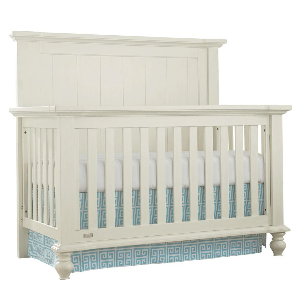 Wakefield Off-white Wood/Metal 4-in-1 Convertible Crib