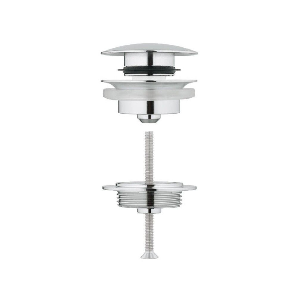BUNNVENTIL GROHE 1 1/4" PUSH KROM