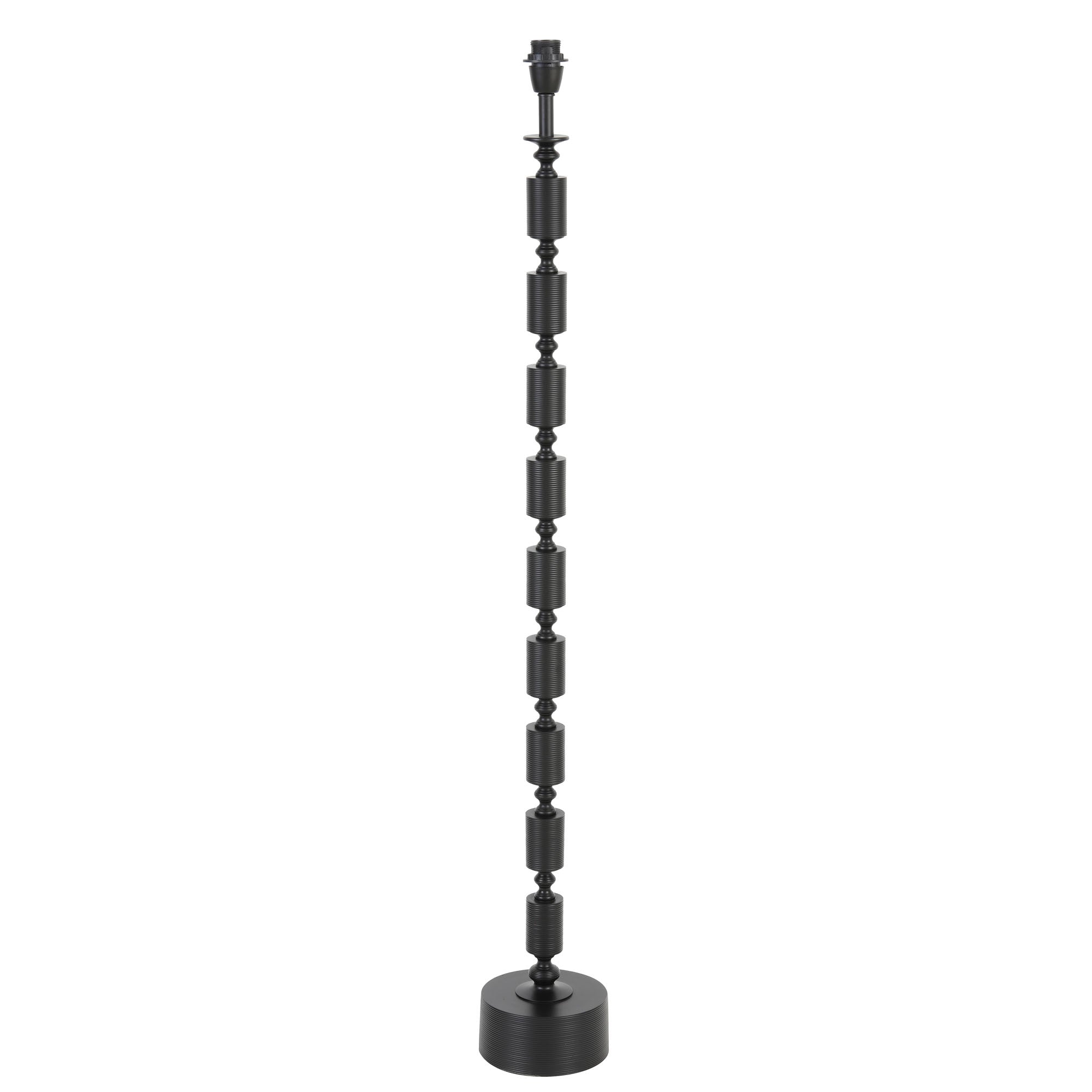 Light & Living vloerlamp Gitaya - zwart - 18x18x135cm