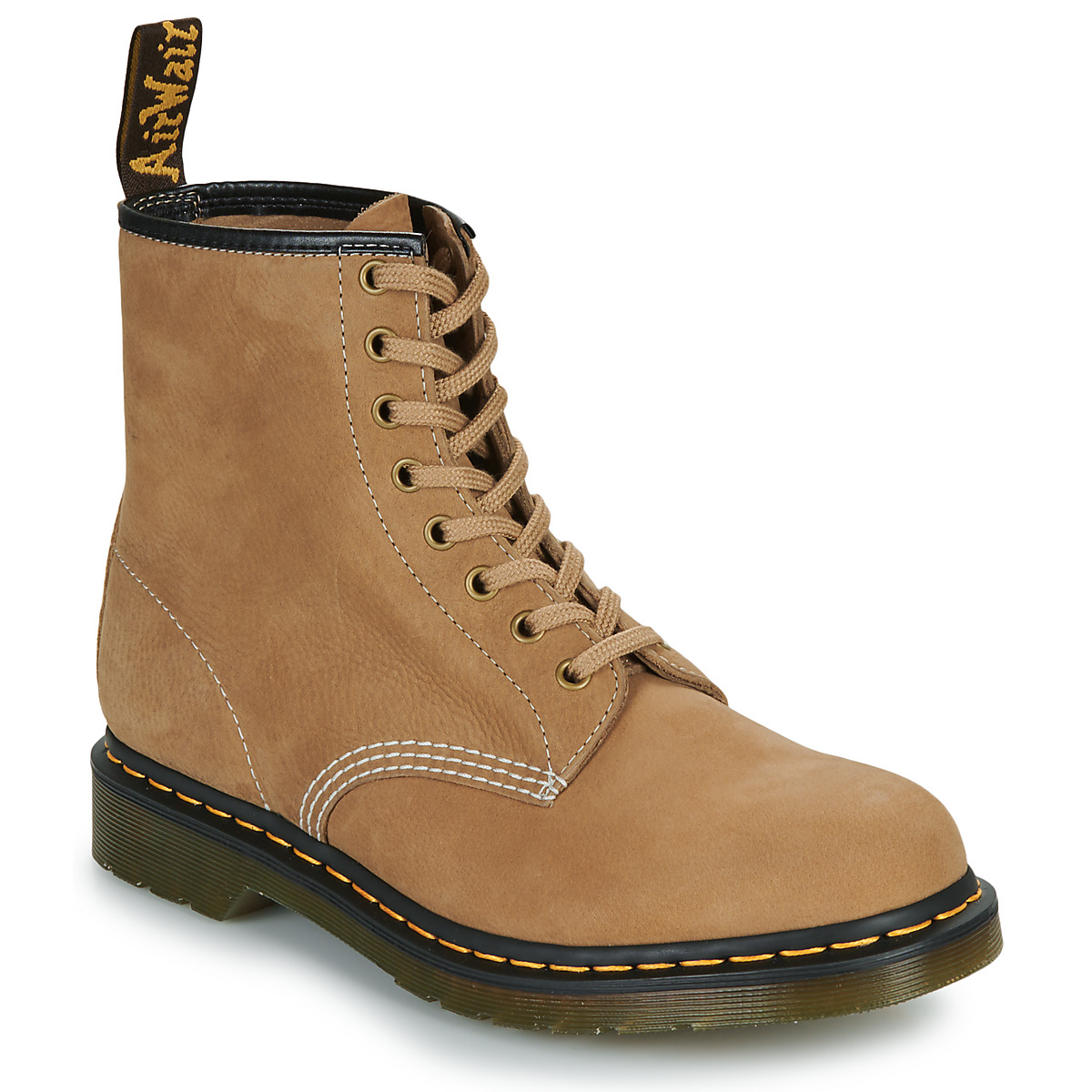 Dr. Martens - 1460 SAVANNAH TAN THUMBLED NUBUCK - Beige