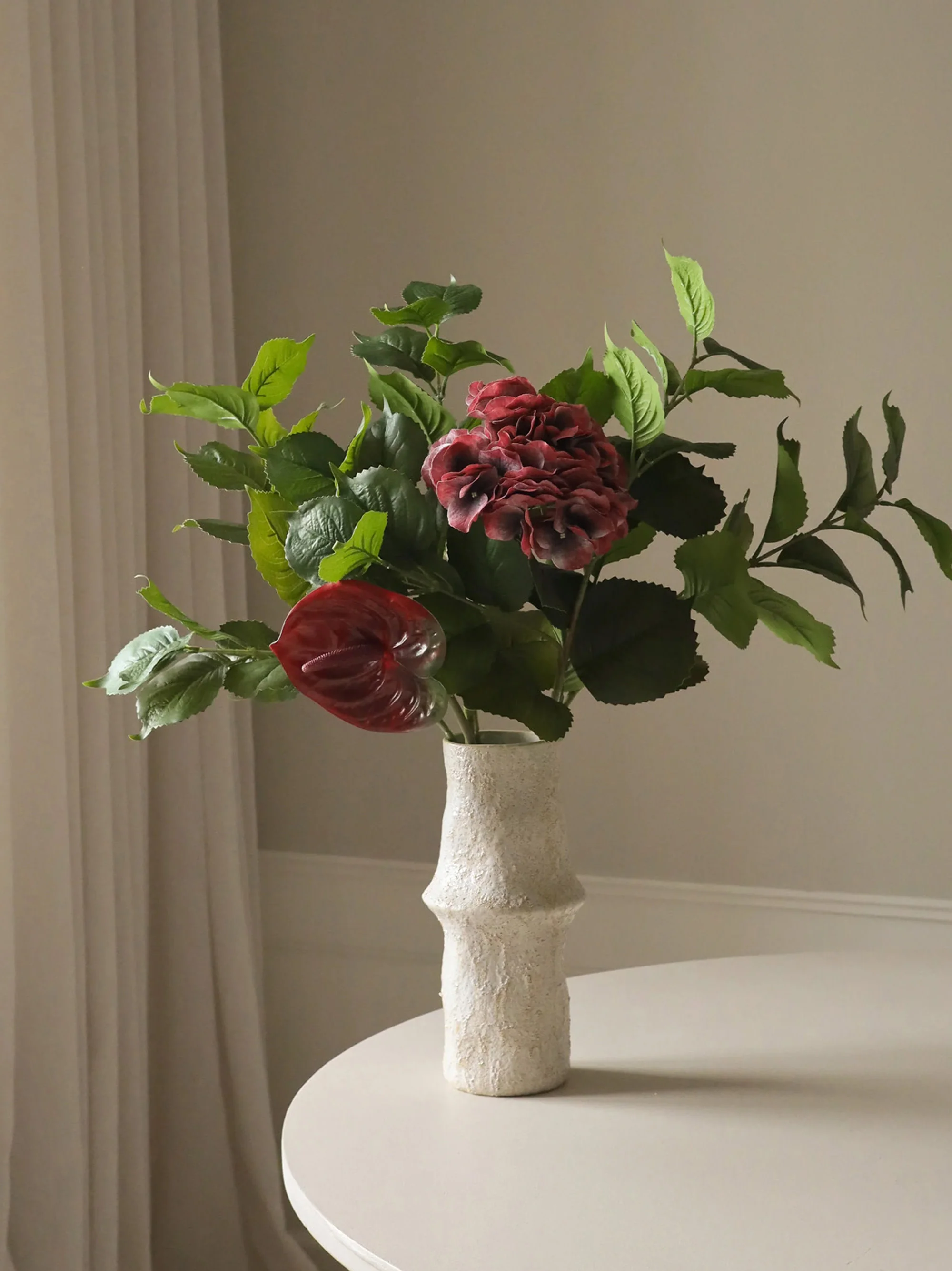 Künstlicher Blumenstrauß Velvet Rouge