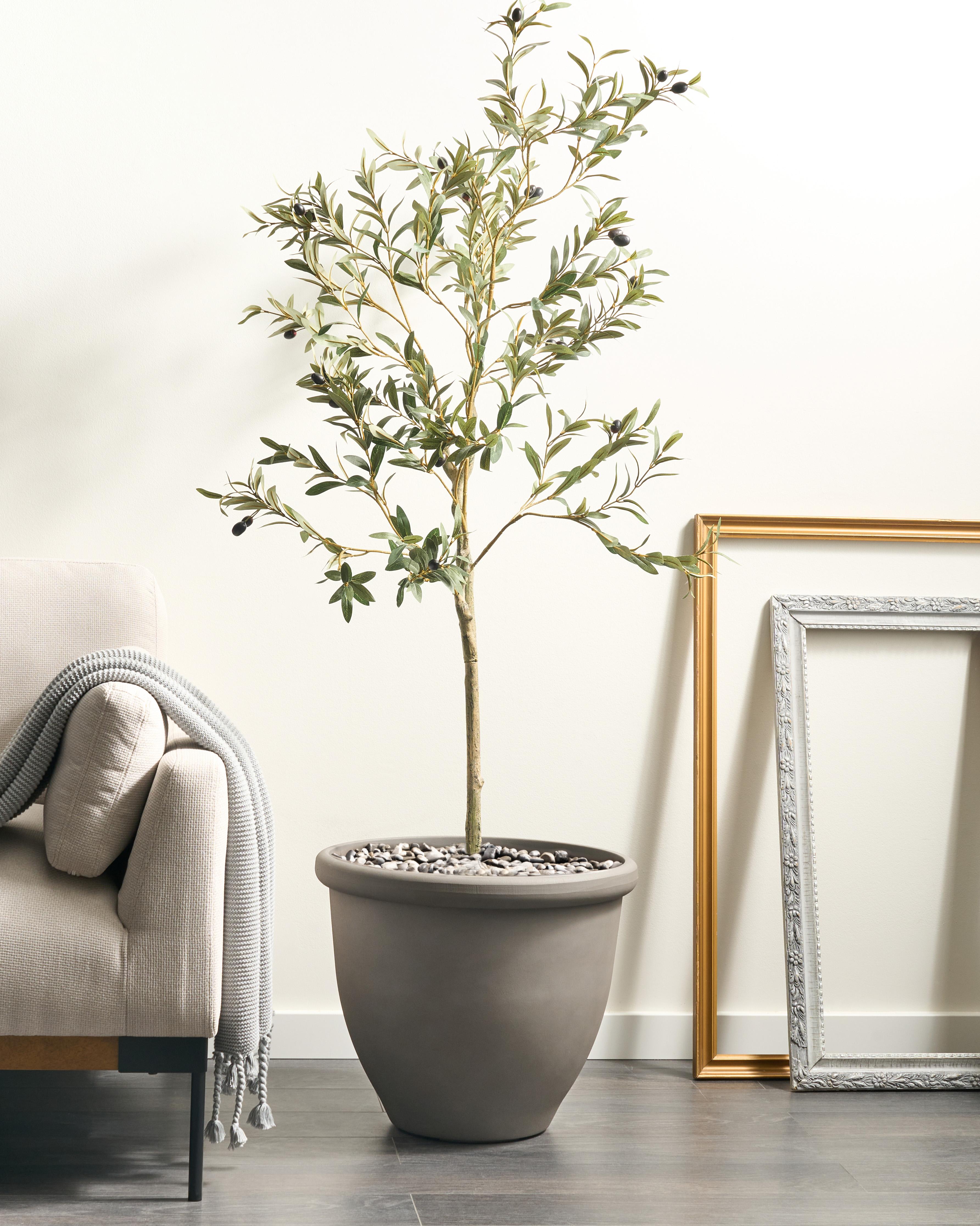 Plant Pot TESALIA 49 cm Grey