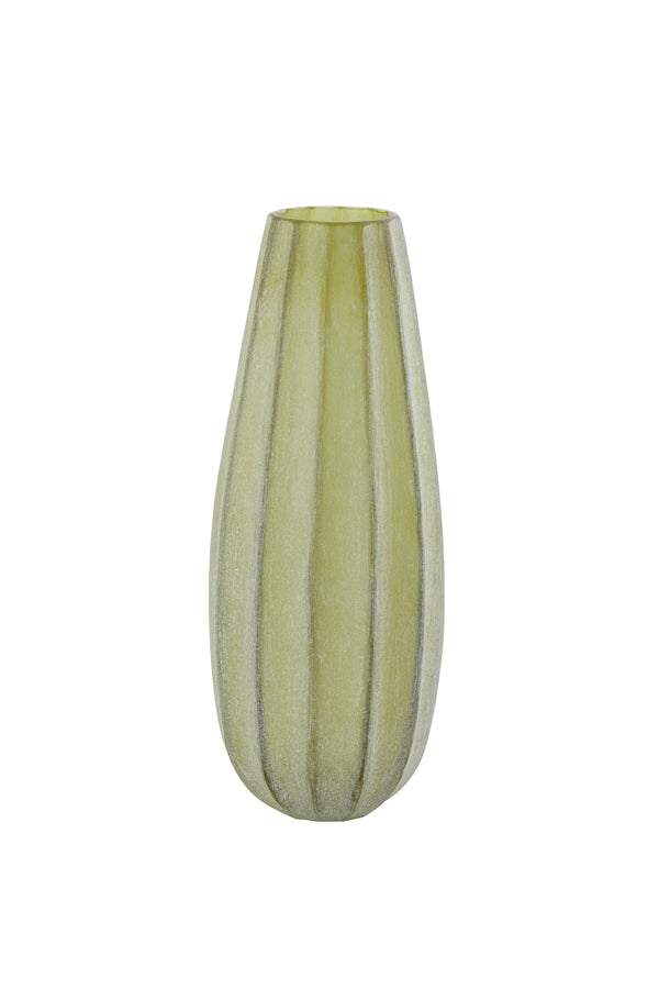 Light & Living vaas BRADLEY - Ø17.5x44.5cm - groen