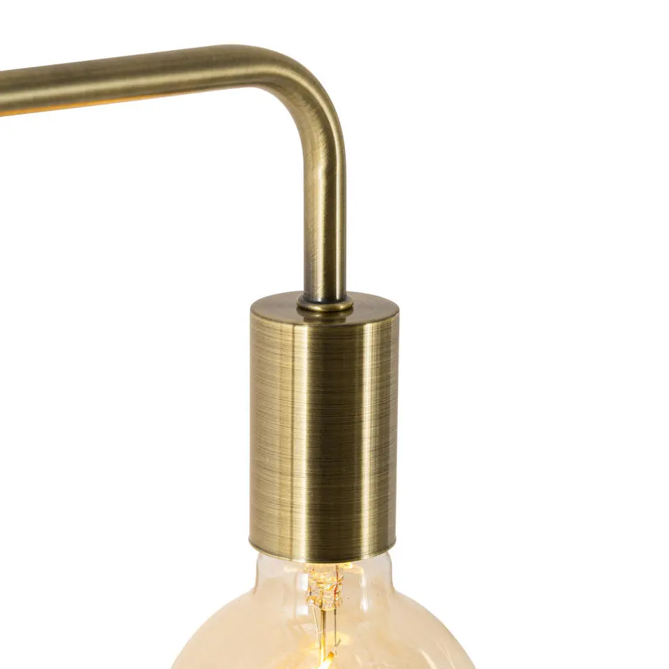 Qazqa vloerlamp facil bronskleurig e27