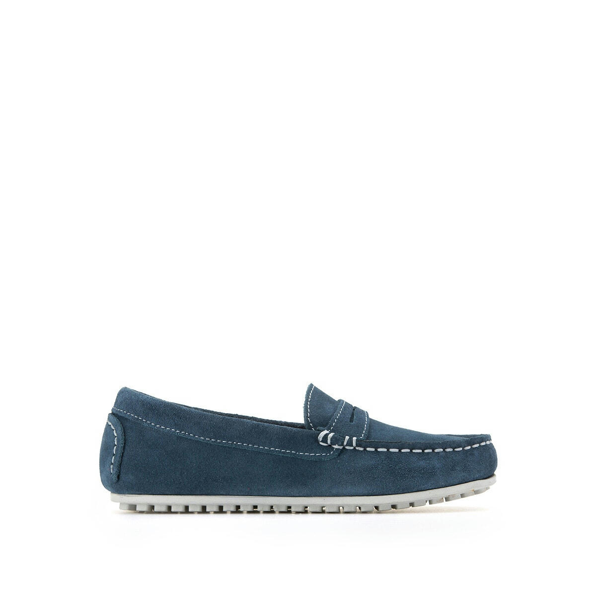 Mocassins en croûte de cuir