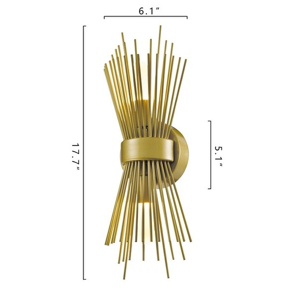 Maxax 2 - Light Dimmable Gold Wallchiere