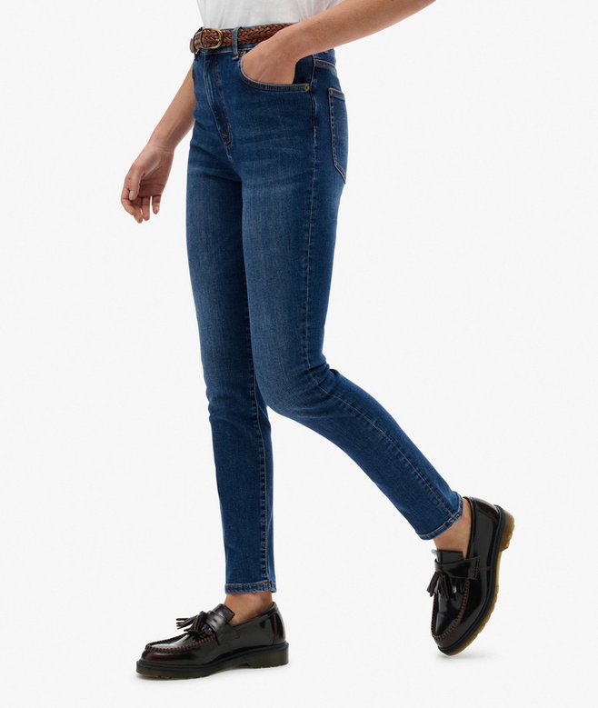 Organic Cotton High Rise Skinny Jeans