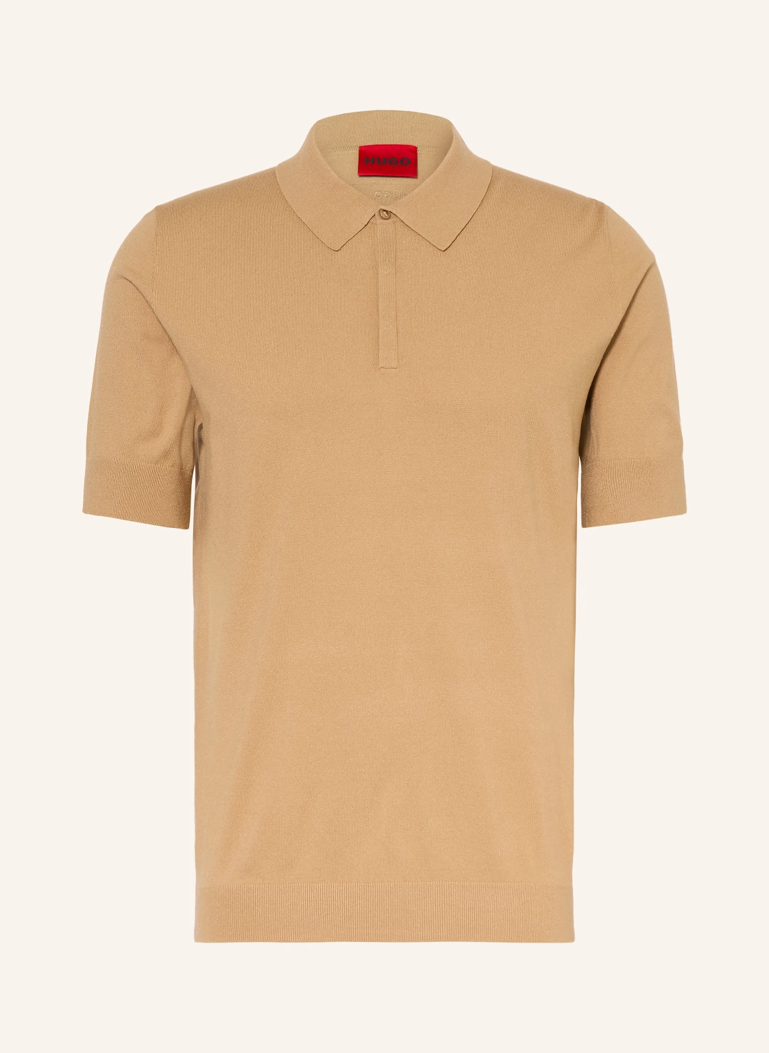 HUGO Strick-Poloshirt SAN PETER
