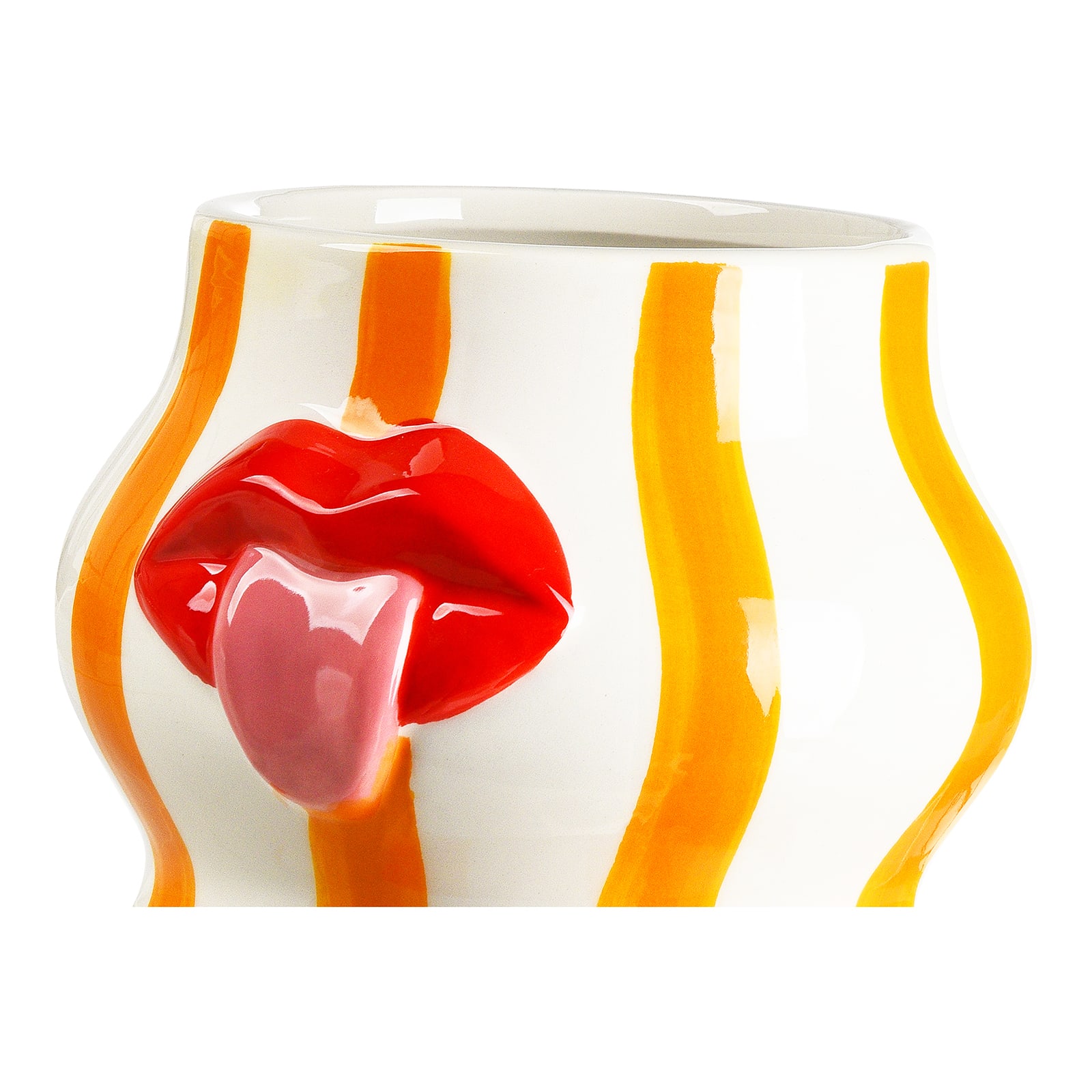 Vase Kuss Orange, ⌀ 15 cm, H 190 mm