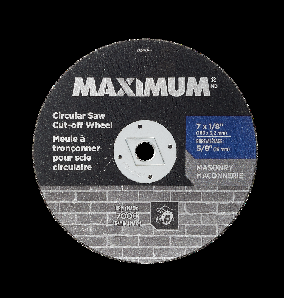 MAXIMUM  7 x 1/8-in Carbide Circular Saw Cut off Wheel for Masonry