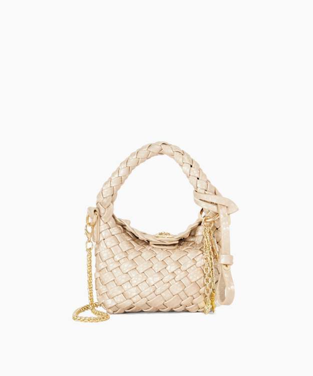 Deliberate xs Champagne - Micro Woven Bag Charm