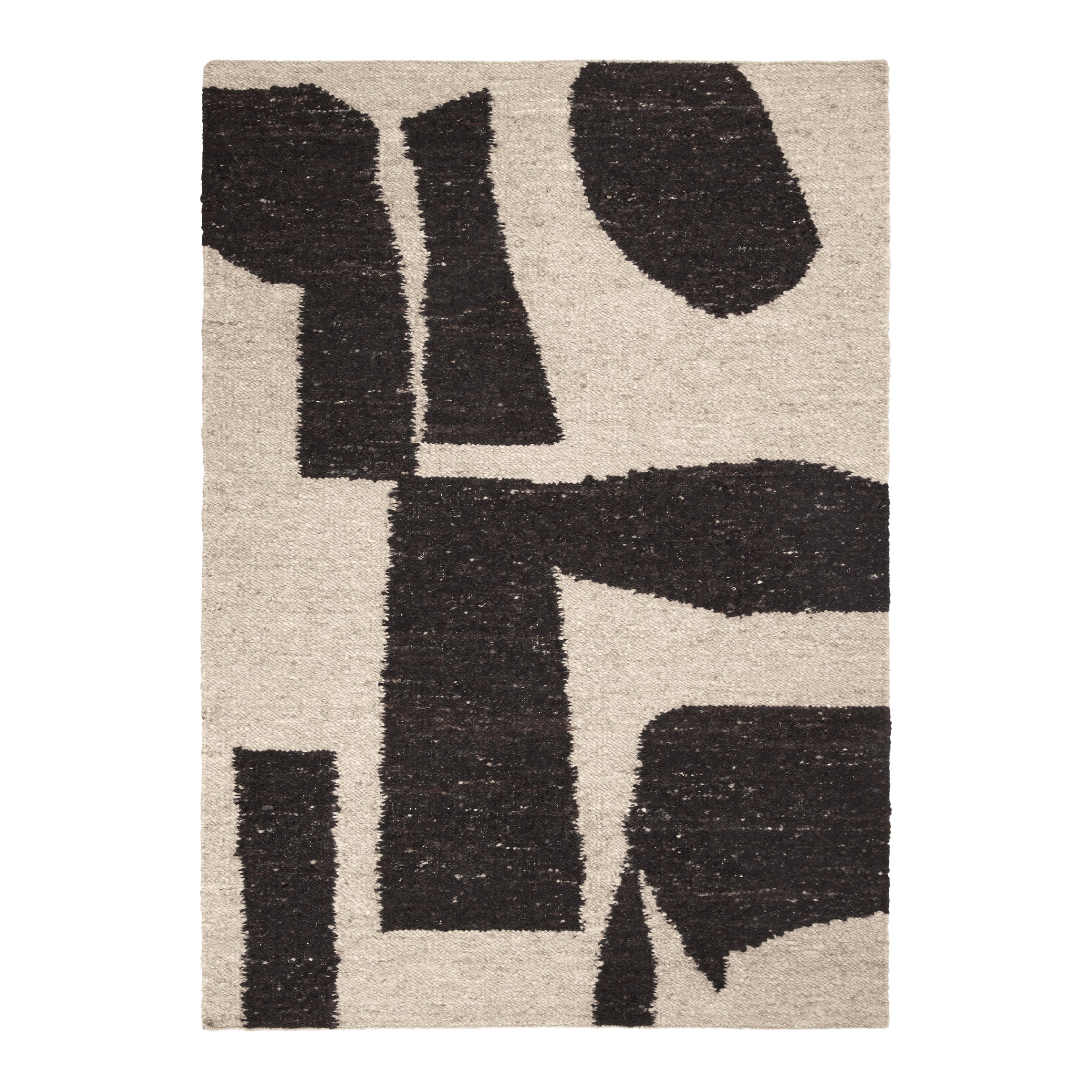 Ferm Living Piece Vloerkeed 140 x 200 cm - Coffee