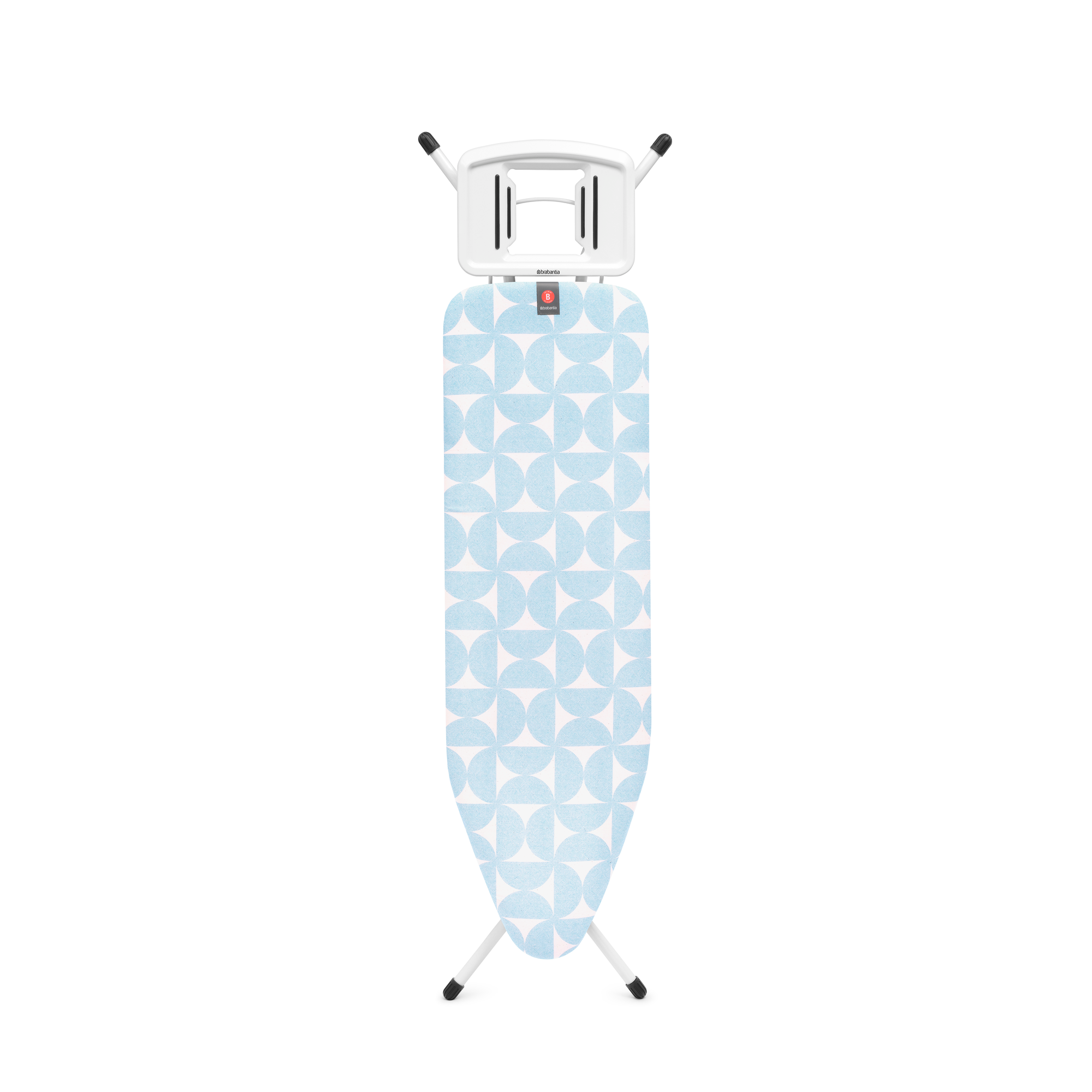 Brabantia Strijkplank B, 124x38 cm, solide strijkerhouder - Fresh Breeze