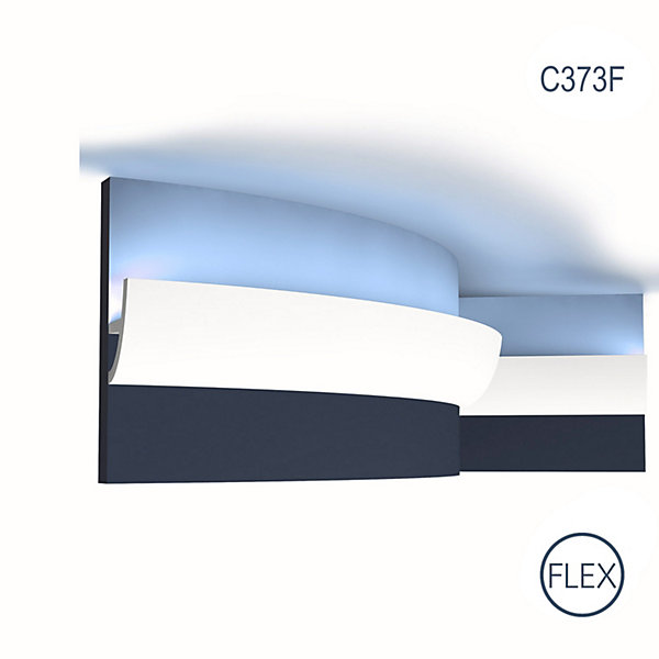 Orac Decor C373F ANTONIO S Ulf Moritz LUXXUS flexible Corniche Moulure éclairage indirect